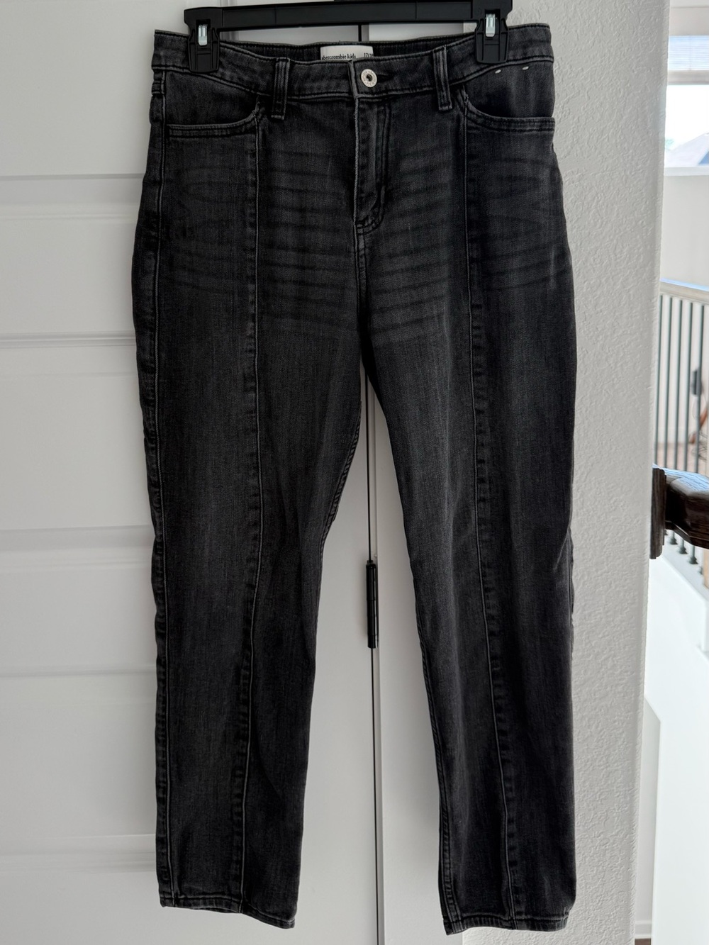 Abercrombie Kids high-rise mini mom jeans